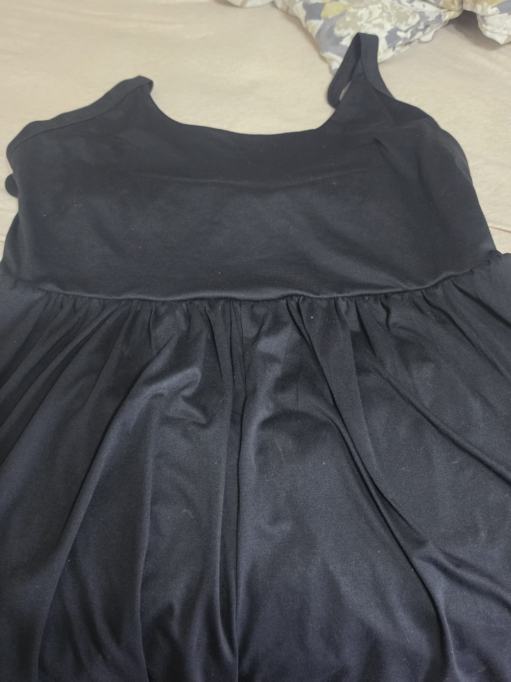 HALARA Black Sleeveless Jumpsuit Romper with Gathered Waist